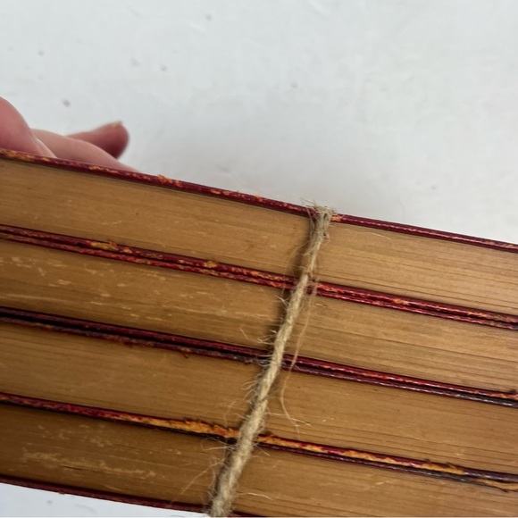 Vintage-decor bundle of 4”X6” red cloth covered books - Picture 8 of 10